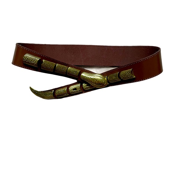 Vintage Snake Leather Belt - Picture 2 of 12